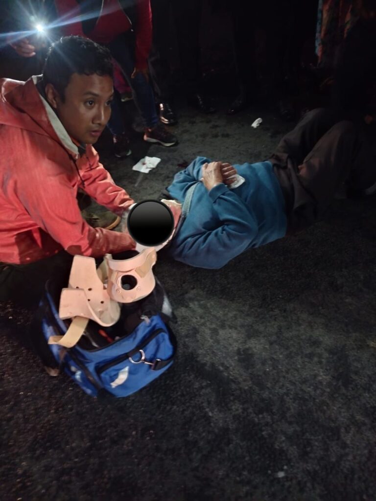 HUYE DEL LUGAR, TRAS ATROPELLAR A ADULTO MAYOR