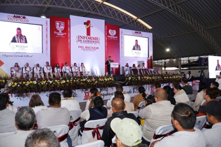 MÁS DE 31 MILLONES EN OBRA PÚBLICA Y 40% MÁS POLICIAS PARA XIUTETELCO, BALTAZAR NARCISO.