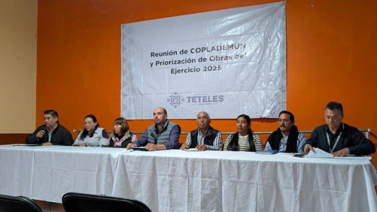 PRESENTAN AVANCES FÍSICOS Y FINANCIEROS DE OBRAS EN TETELES