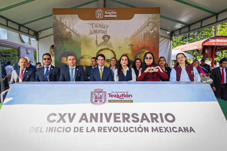 Teziutlán conmemora el CXV Aniversario del Inicio de la Revolución Mexicana