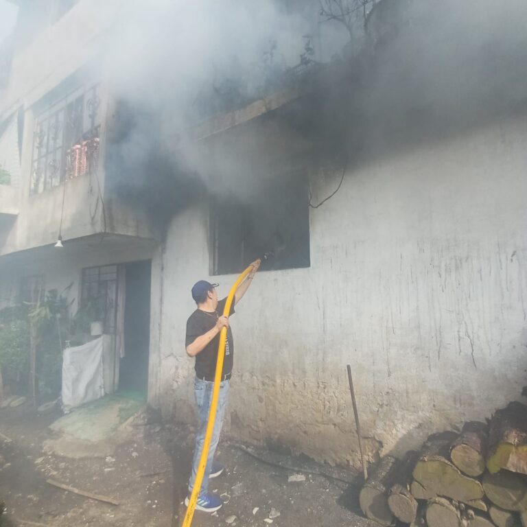 INCENDIO EN SAN SEBASTIÁN, PROBABLEMENTE POR USO DE CERILLOS