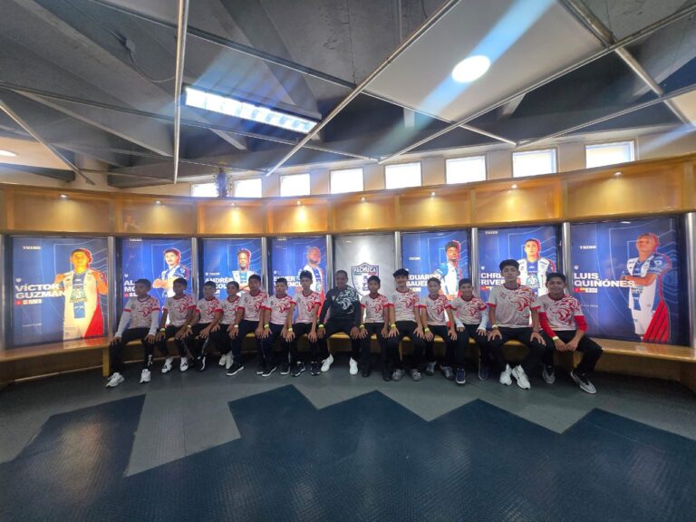 Furia Roja Sub-12 vive experiencia formativa ante Pachuca en la Universidad del Fútbol y ciencias del deporte.
