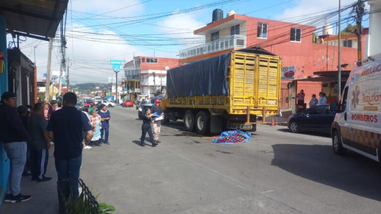 ATROPELLAN A ADULTO MAYOR EN TEZIUTLÁN Y PIERDE LA VIDA