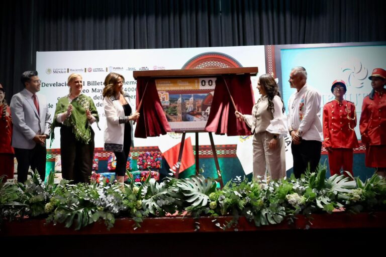 TEZIUTLÁN CONMEMORA 474 AÑOS CON BILLETE DEL SORTEO MAYOR DE LA LOTERÍA NACIONAL