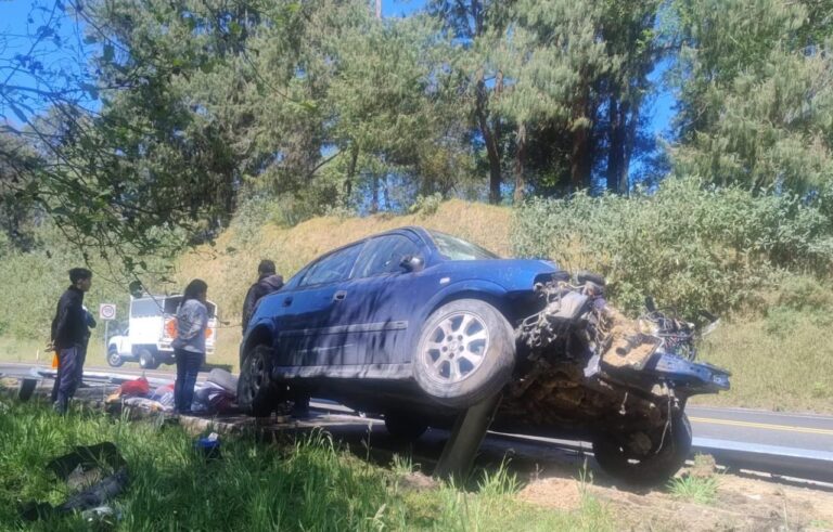Dos lesionados deja aparatoso accidente en la Teziutlán-Virreyes