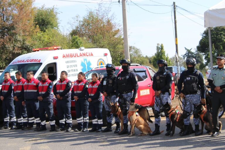 Chignautla refuerza seguridad con operativo especial de Semana Santa