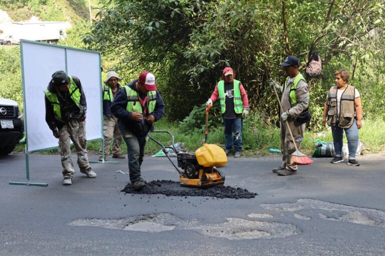 Inician trabajos de bacheo en Teziutlán; estiman 8 mil puntos dañados en vialidades