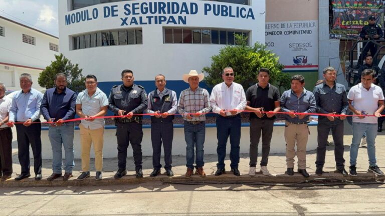 REABREN MÓDULO DE SEGURIDAD EN XALTIPAN, PARA REFORZAR VIGILANCIA EN LA ZONA ALTA DE XIUTETELCO