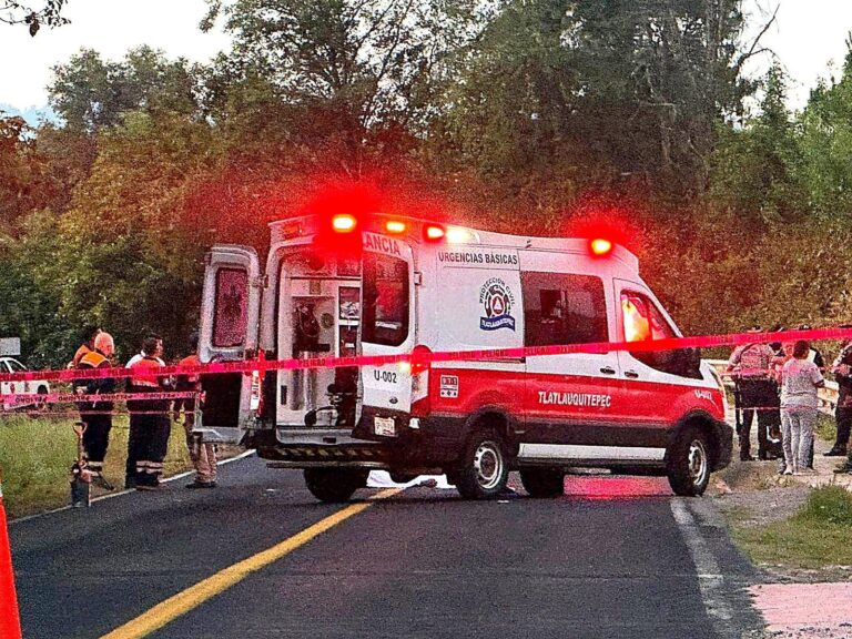 FALLECE MOTOCICLISTA TRAS ACCIDENTE EN LA AMOZOC–NAUTLA, A LA ALTURA DE TLATLAUQUITEPEC