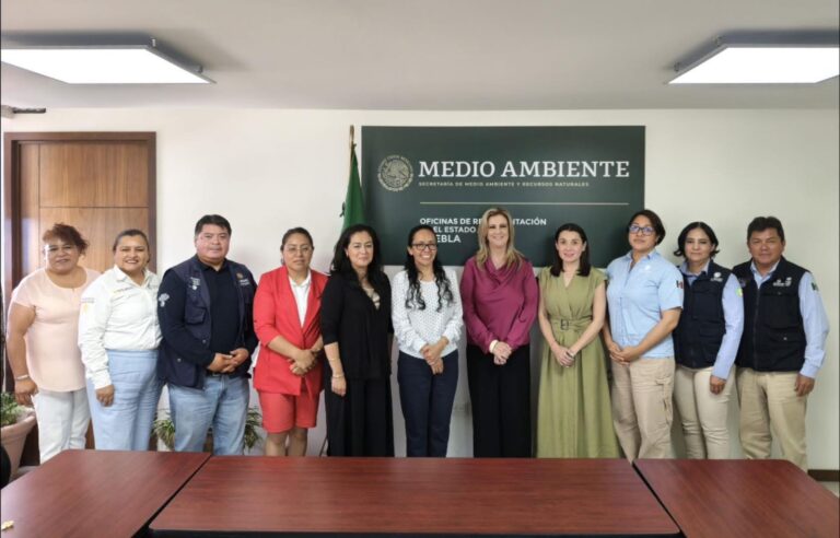 Autoridades ambientales de Puebla coordinan acciones para atender contaminación, incendios y reforestación