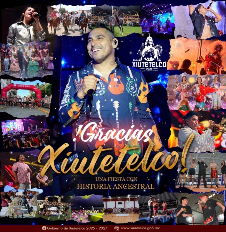 Xiutetelco concluye festividades de San Juan Bautista; gobierno municipal reporta asistencia de 7 mil personas en el evento final