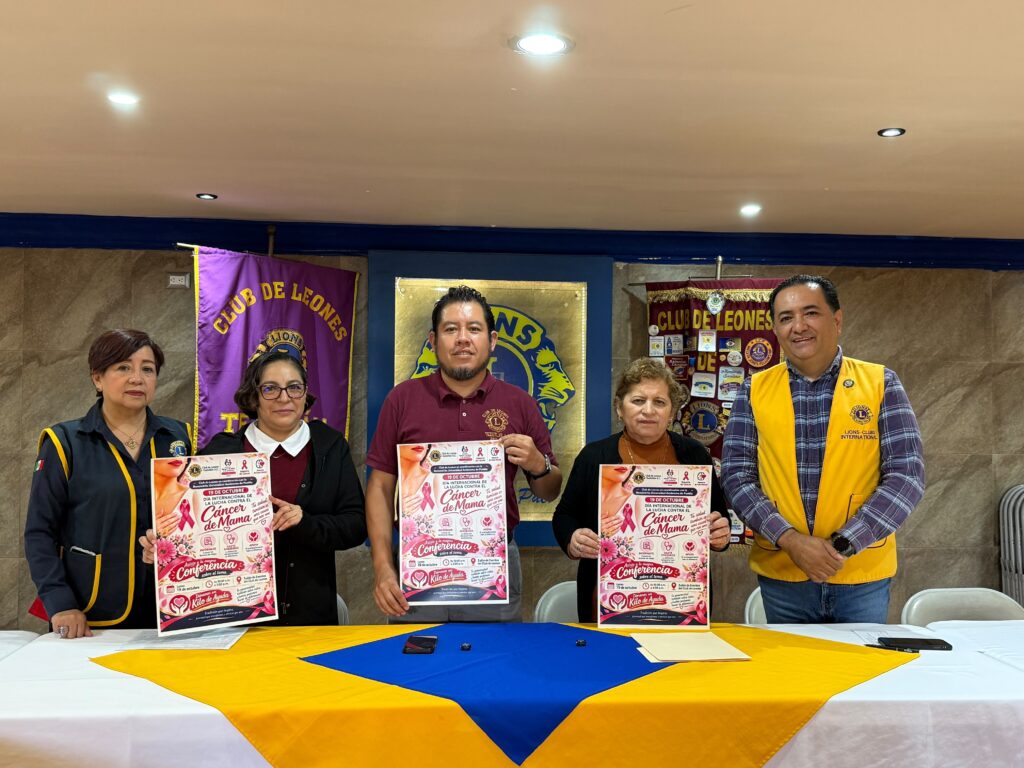 CLUB DE LEONES Y BUAP REALIZARÁN JORNADA GRATUITA CONTRA EL CÁNCER DE MAMA EN TEZIUTLÁN